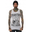 Dragstrip Clothing East Side Kustom White Wife Beater